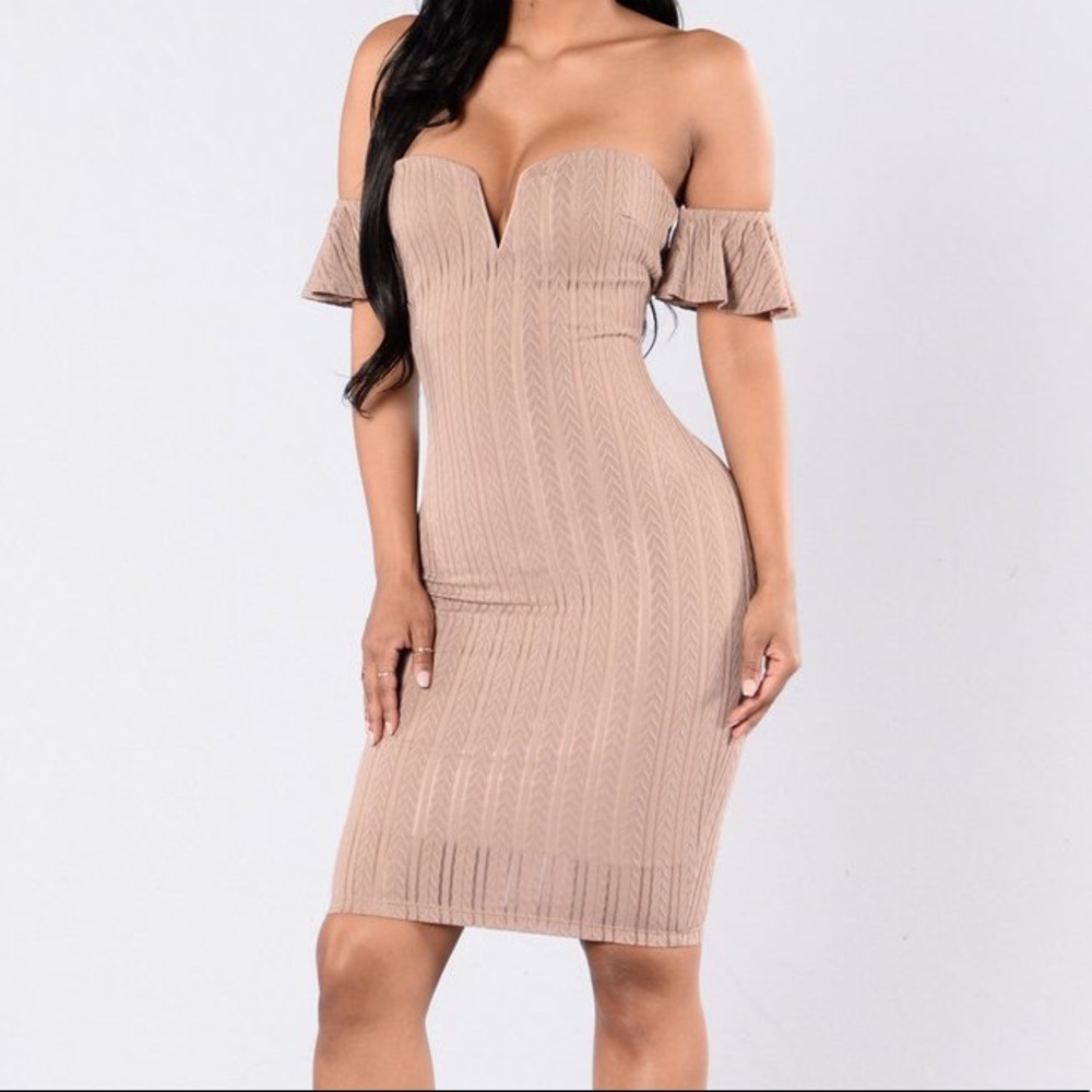 Strapless Off the Shoulder Dress